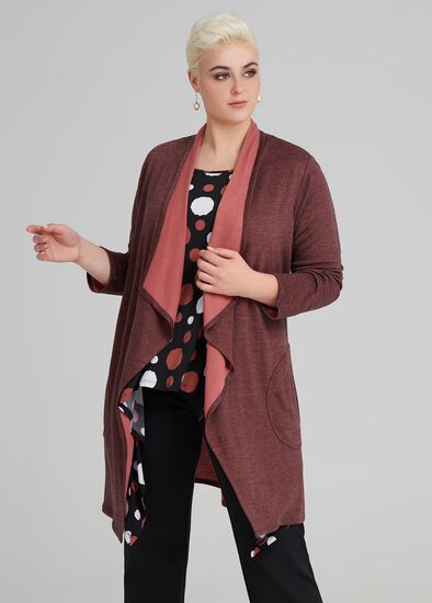 Plus Size Reversible Ivy Wool Jacket