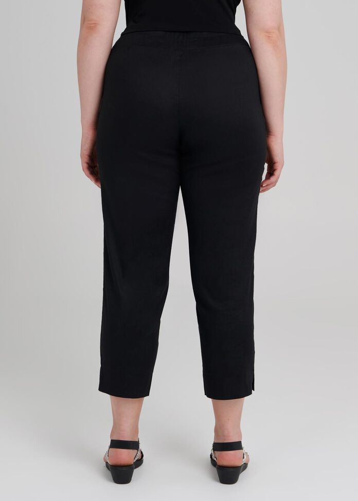 Linen Crop Pant, , hi-res