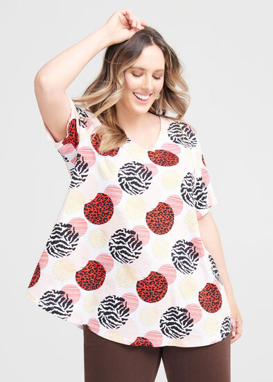 Plus Size Cotton Africana Top