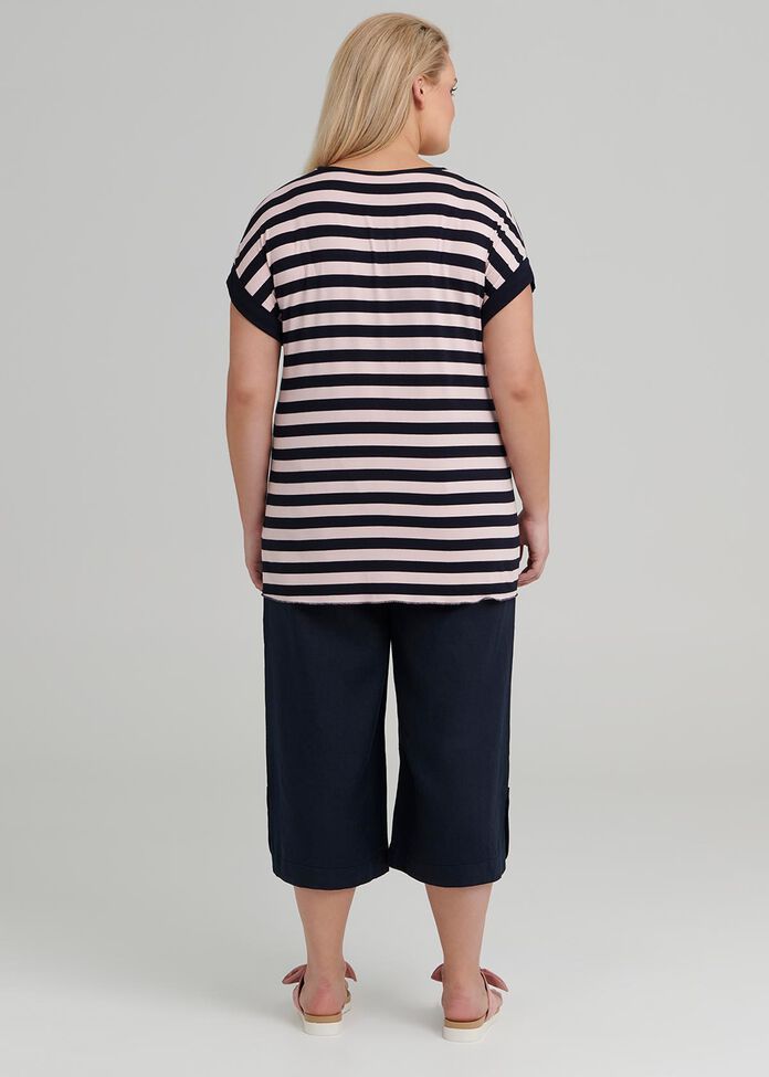 Stripe Knot Top, , hi-res