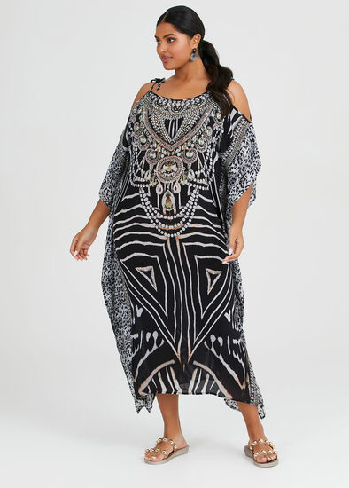 Plus Size Poolside Viscose Dress