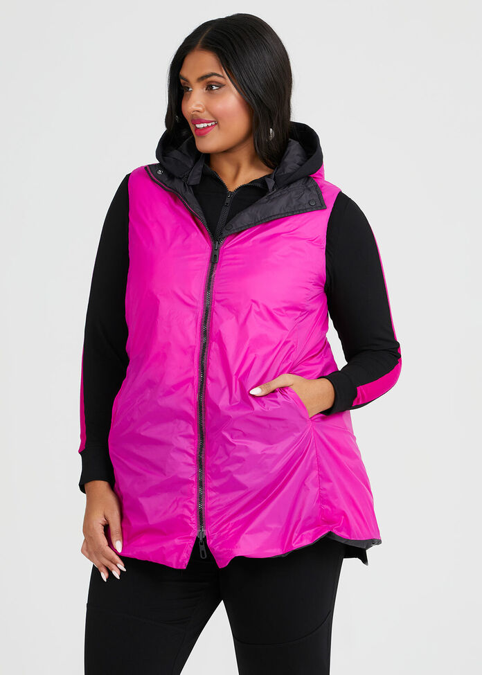 Reversible Escape Puffa Vest, , hi-res