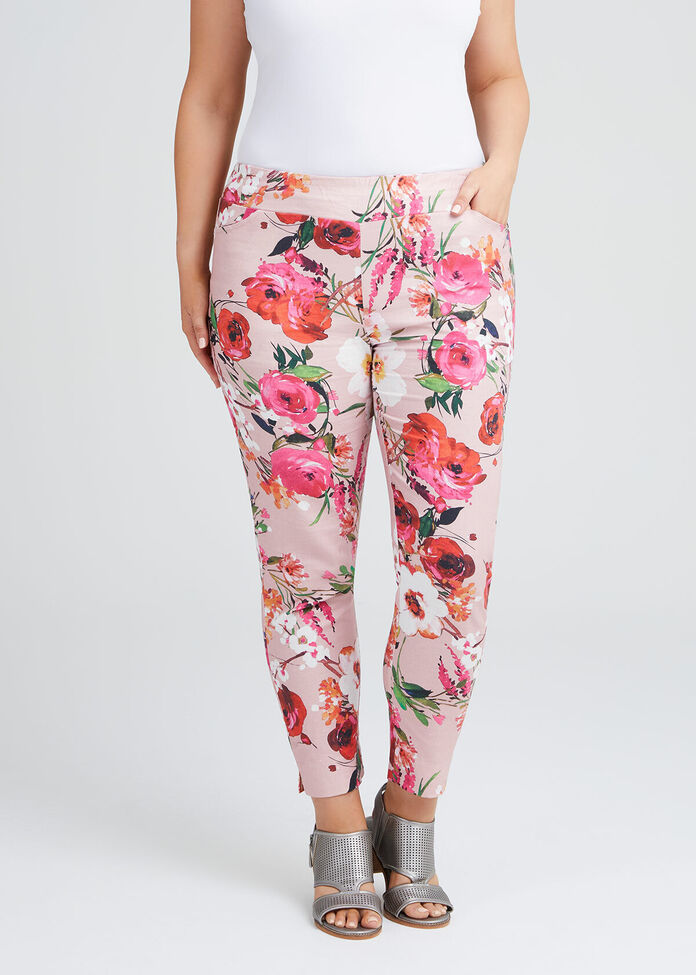 Pretty In Pink Linen Pant, , hi-res