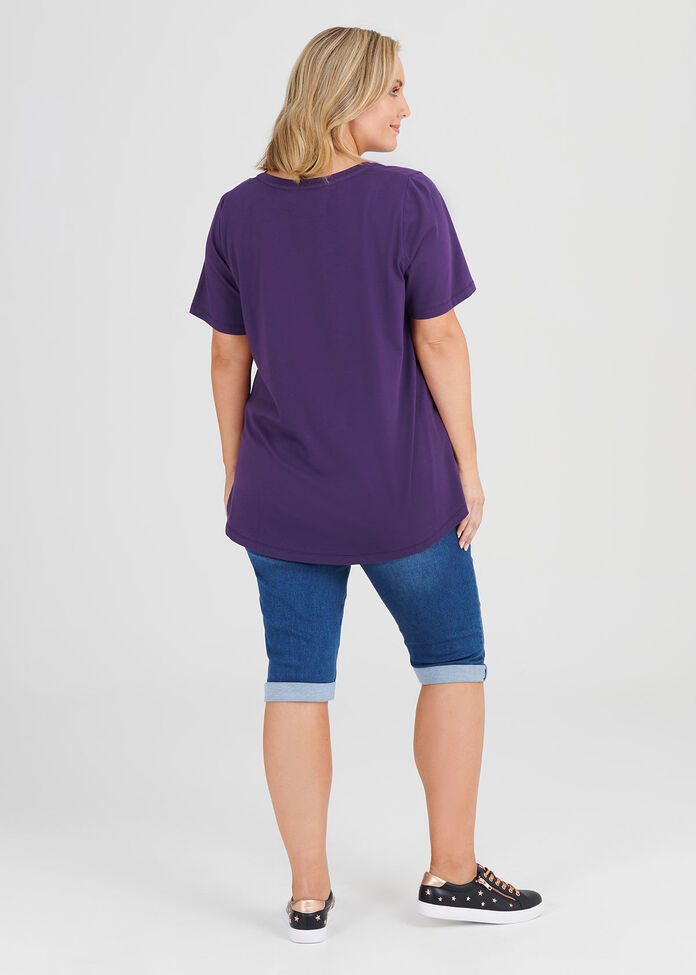 Organic Crew Swing Basic Tee, , hi-res