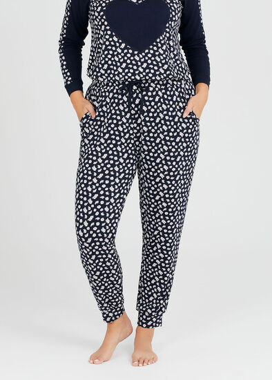 Plus Size Bamboo Daisy Pyjama Pant