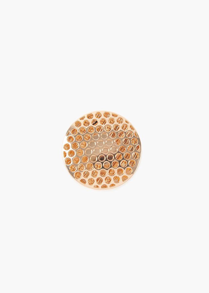 Glimmer Disc Brooch, , hi-res