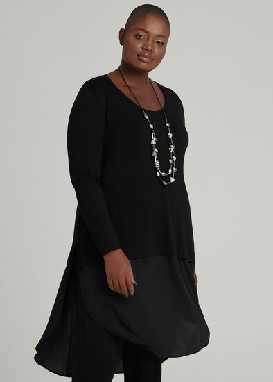 Plus Size Aurora Lights Wool Tunic