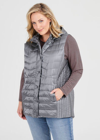 Plus Size Promenade Puffer Vest