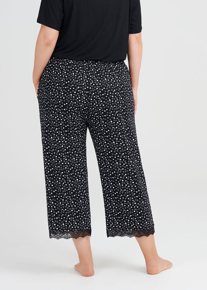 Bamboo Mini Hearts Pj Pant, , hi-res