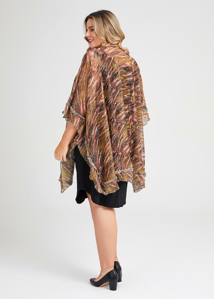 Frilled Sparkle Cape, , hi-res