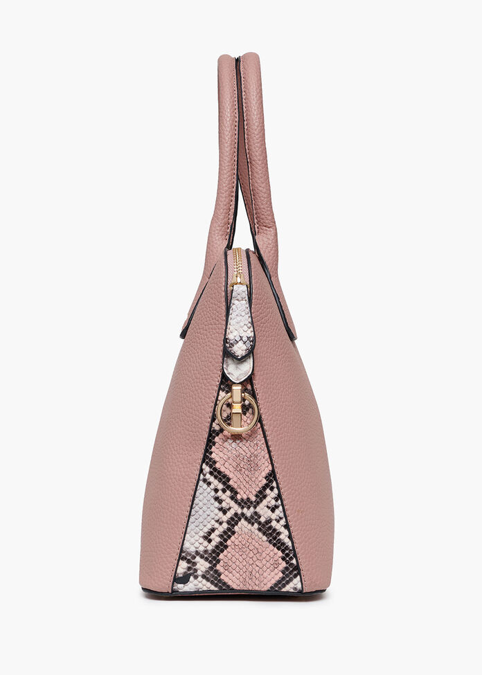 Brooke Blush Snake Bag, , hi-res