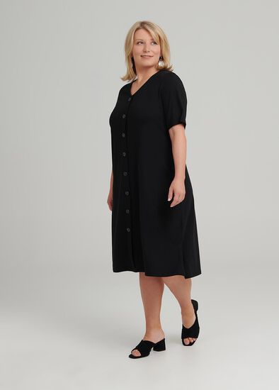 Plus Size Petite Button Down Dress