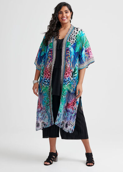 Plus Size Dressed To Thrill Kimono