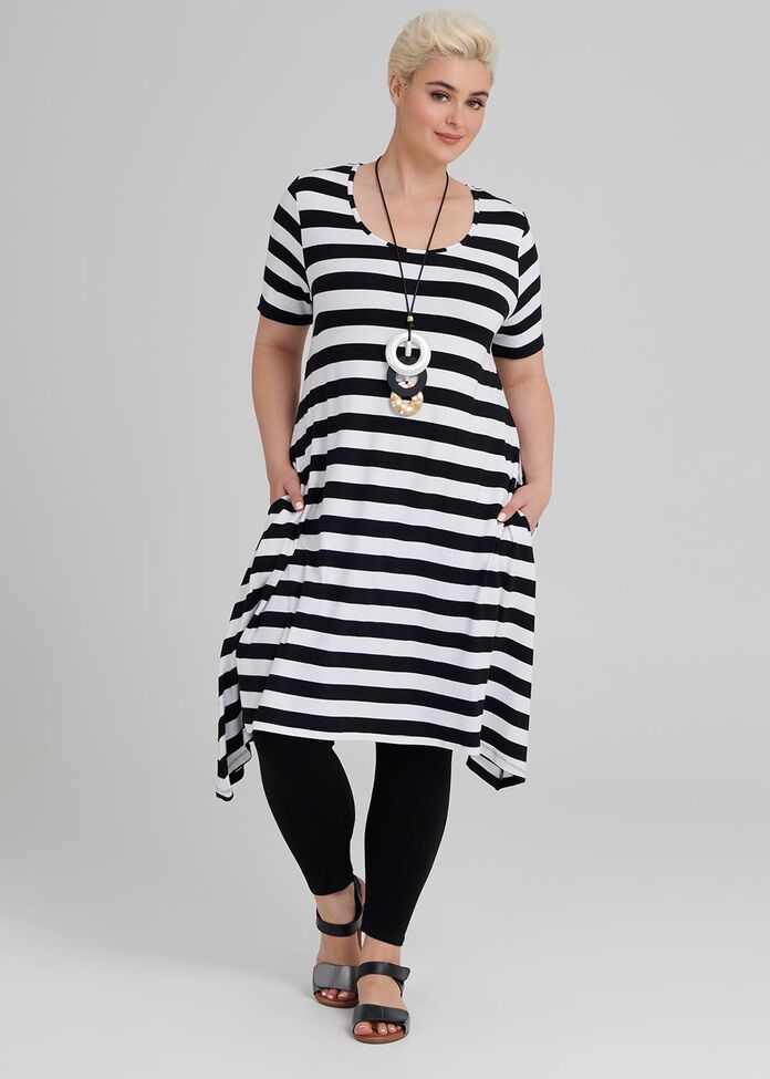 Getaway Stripe Dress, , hi-res