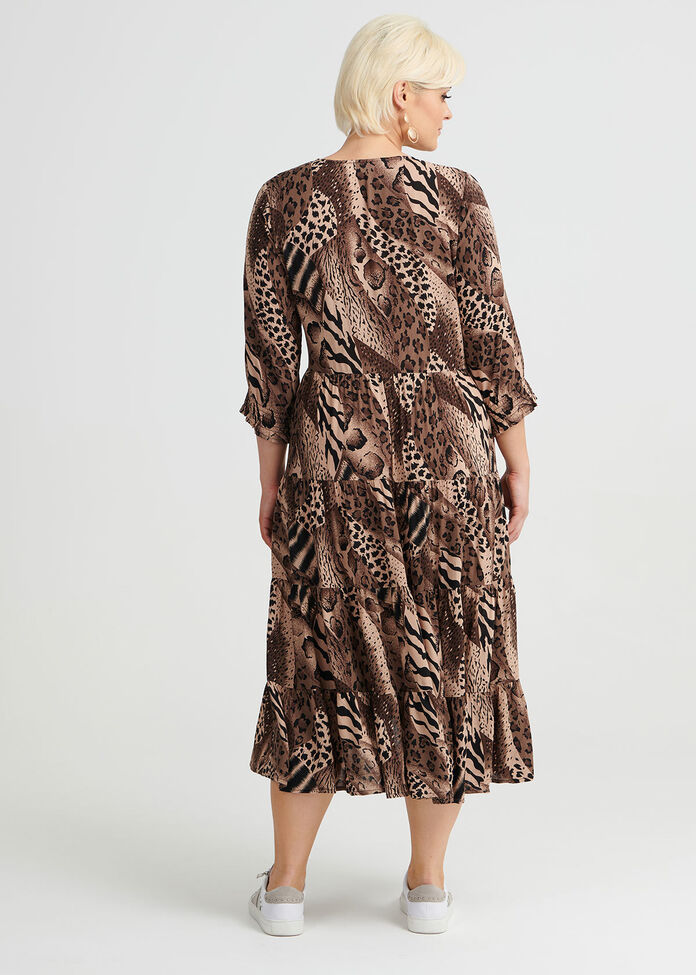 Animal Hues Maxi Dress, , hi-res