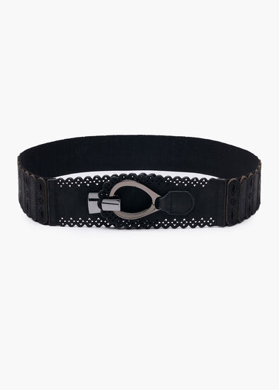 Black Lasercut Belt