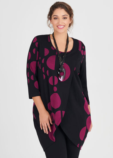 Plus Size Lexicon Ponti Tunic