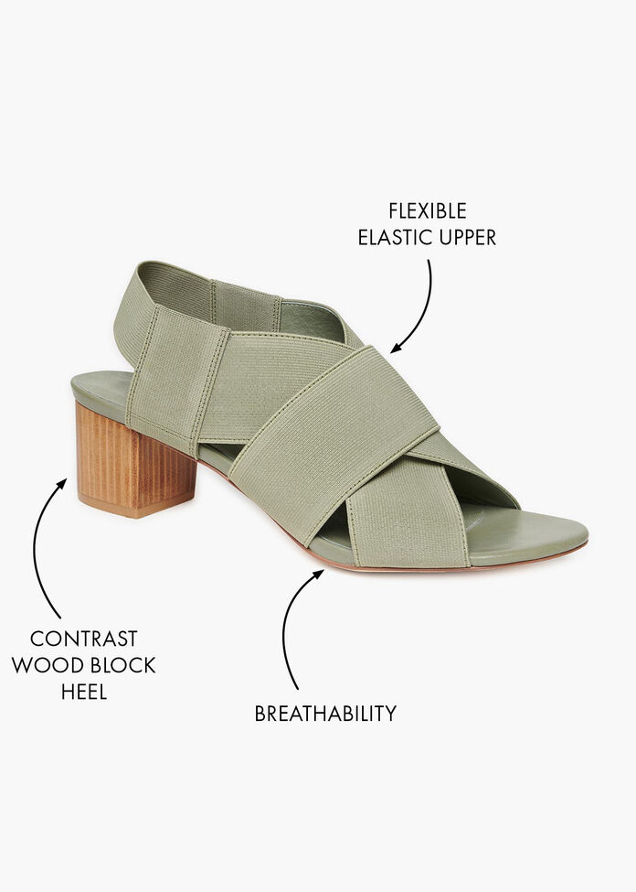 Elle Elastic Mule, , hi-res