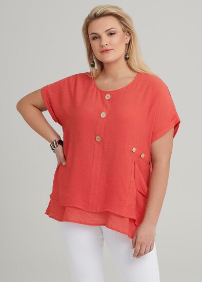 Plus Size Wedgewood Top