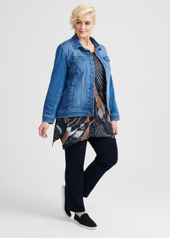 The Bamboo Denim Jacket, , hi-res