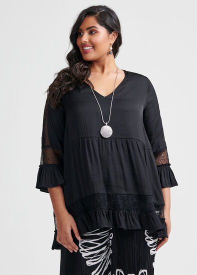 Plus Size For The Frill Of It Top