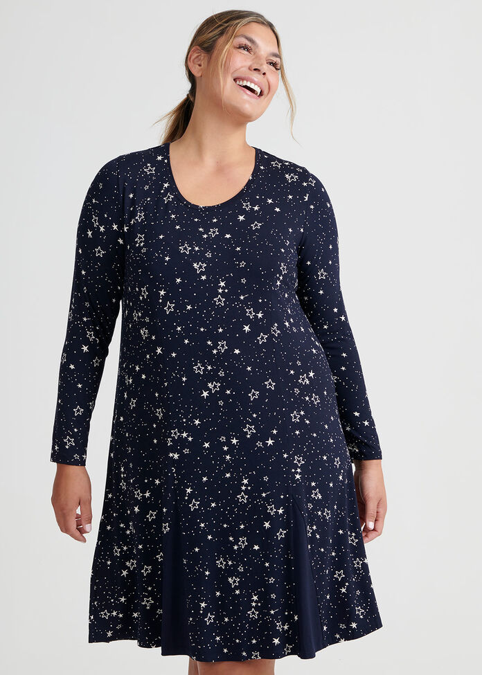 Starry Night Nightie, , hi-res