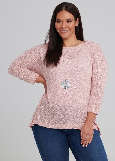 Plus Size Urban Textured Top