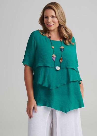 Plus Size Layered Top