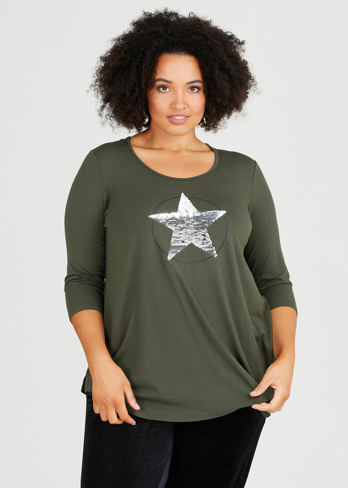 Rising Star Natural Tunic, , hi-res