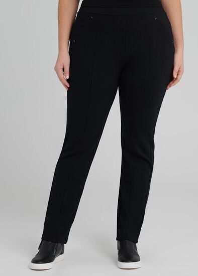 Plus Size Coco Luxe Straight Pant