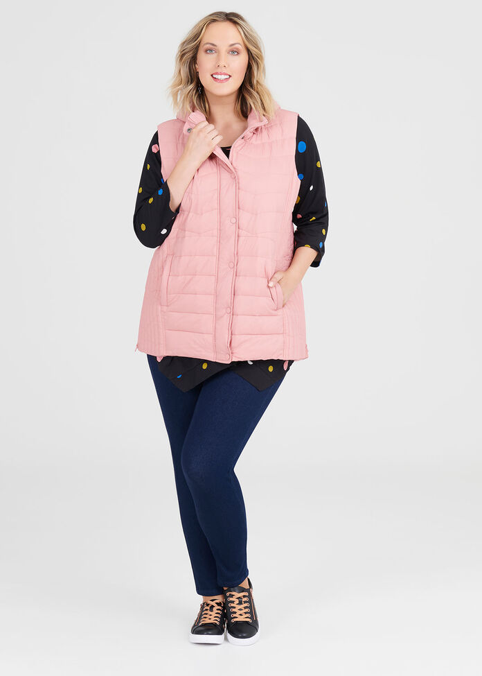 Promenade Puffer Vest, , hi-res