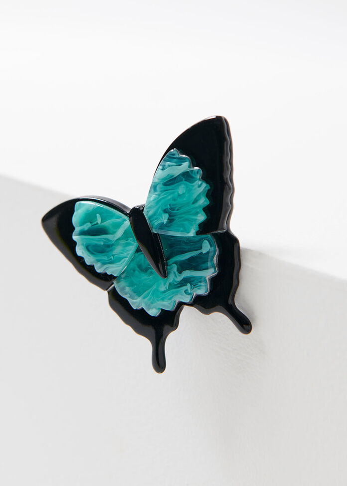 All A Flutter Brooch, , hi-res