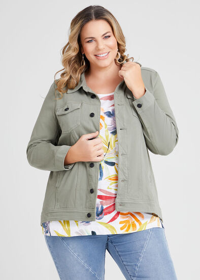 Plus Size The Best Friend Denim Jacket