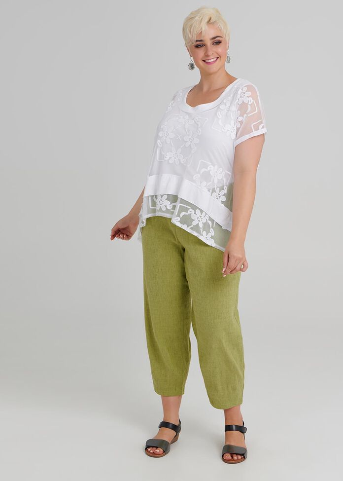 Messina Linen Pant, , hi-res