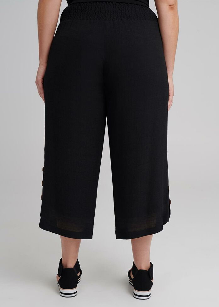 Sahara Button Crop Pant, , hi-res