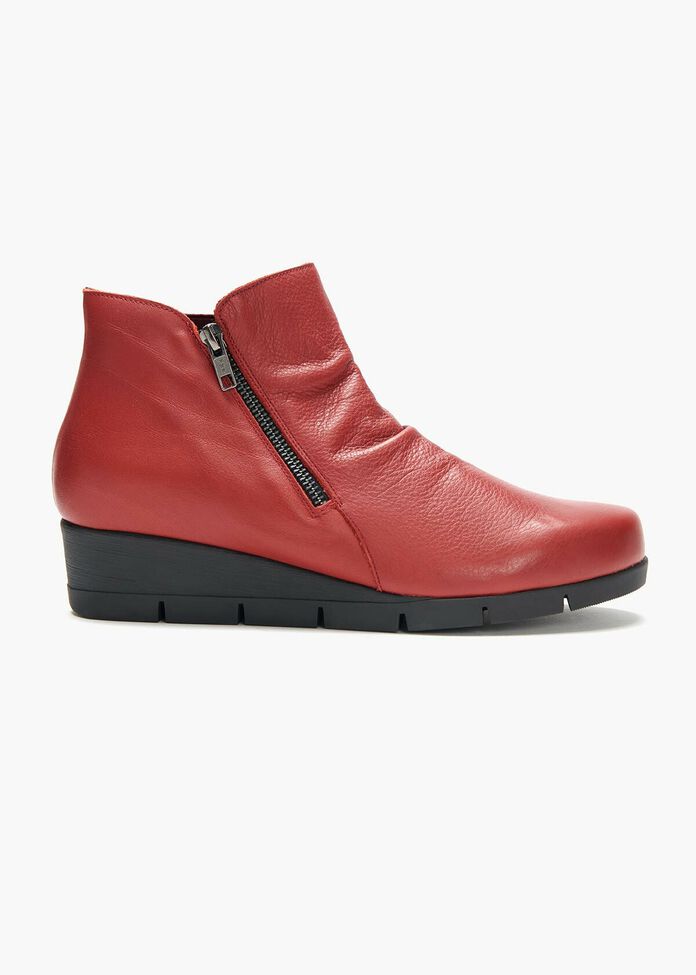 Emilia Ruched Ankle Boot, , hi-res