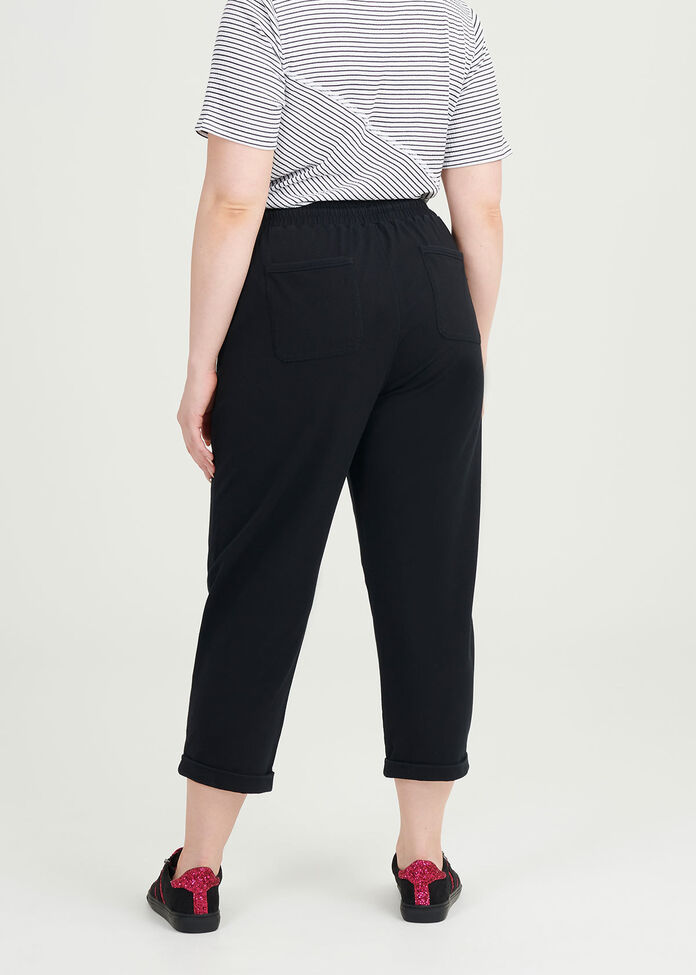 Organic Cropped Jogger, , hi-res