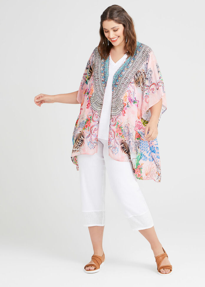 Natural Jo Pastel Power Kimono, , hi-res