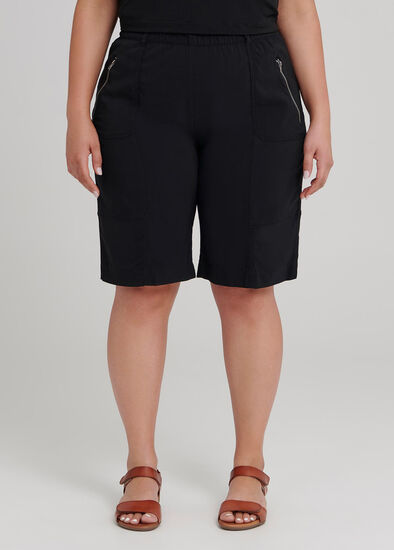 Plus Size Castaway Zip Short