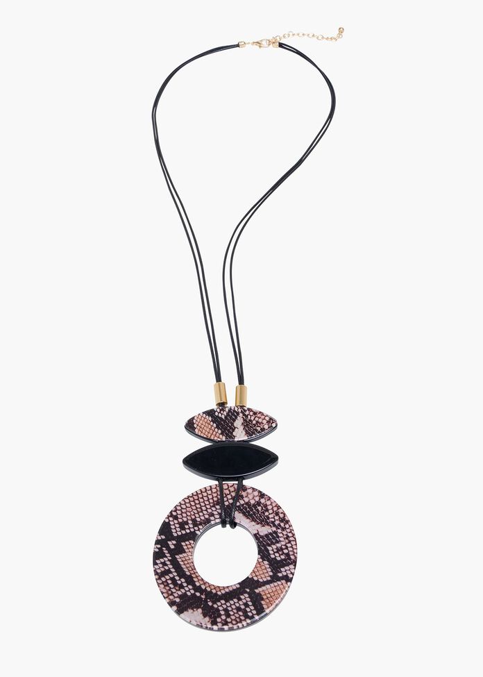 The Boa Pendant Necklace, , hi-res