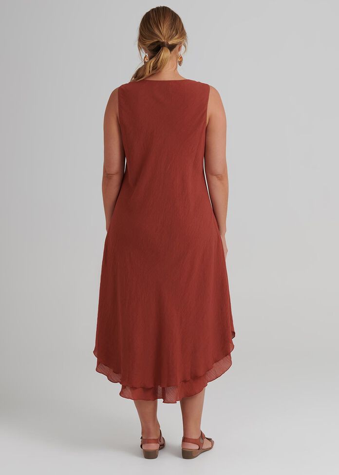 Plait Neck Dress, , hi-res