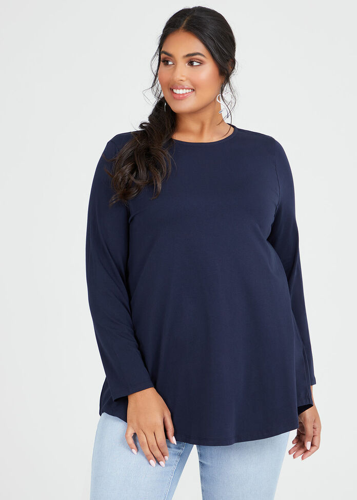 Organic Long Sleeve Top, , hi-res