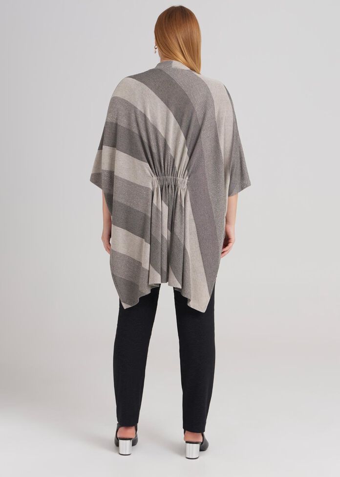 Stripe Knit Cardi, , hi-res