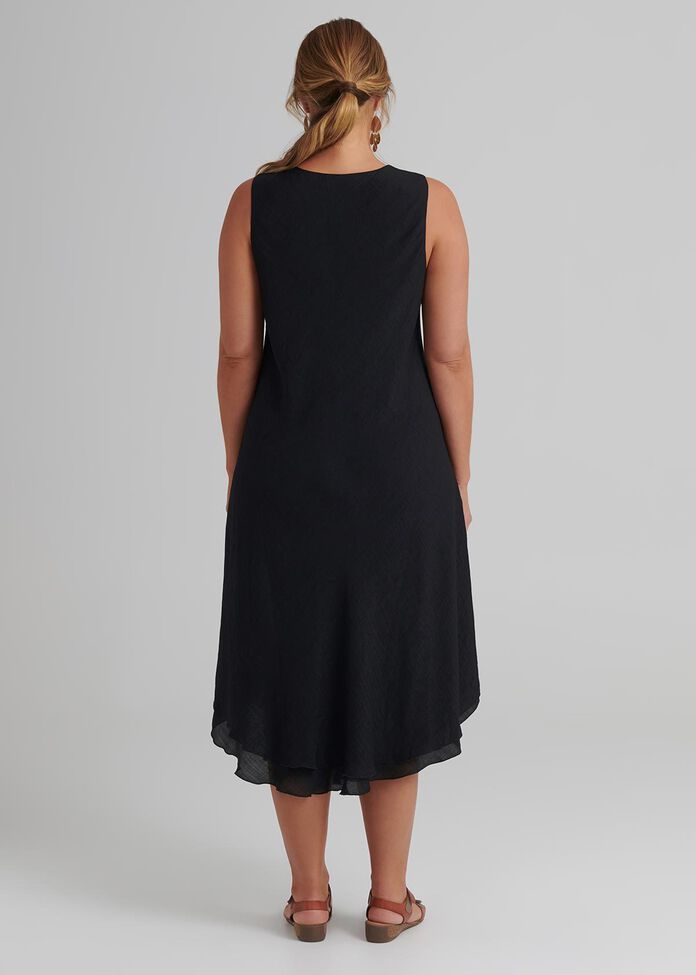 Plait Neck Dress, , hi-res