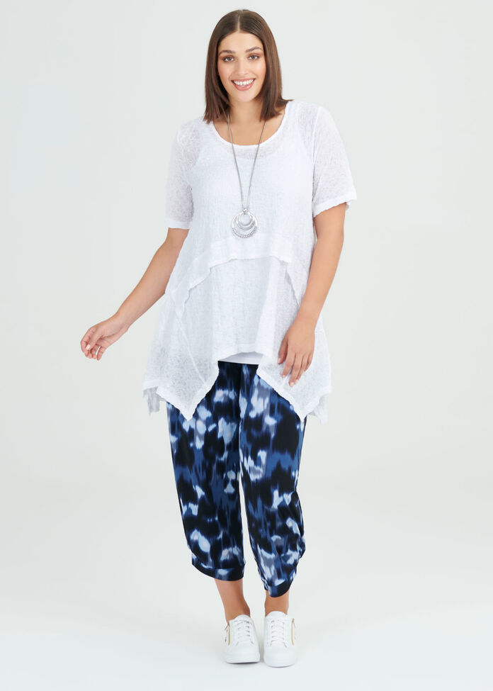 Ikat Luna Crop Pant, , hi-res