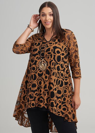 Plus Size Bella Burnout Tunic