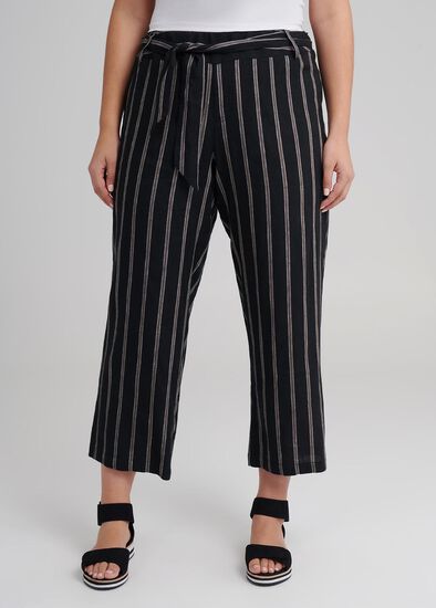 Plus Size Linen Borderline Pant