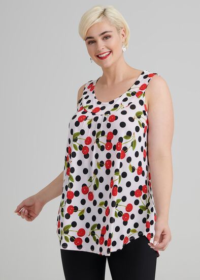 Plus Size Cherry On Top Tank