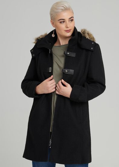 Plus Size Autumn Duffle Coat