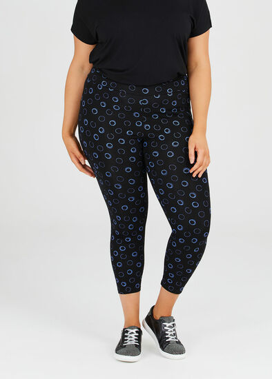 Plus Size Natural Love Circle Legging